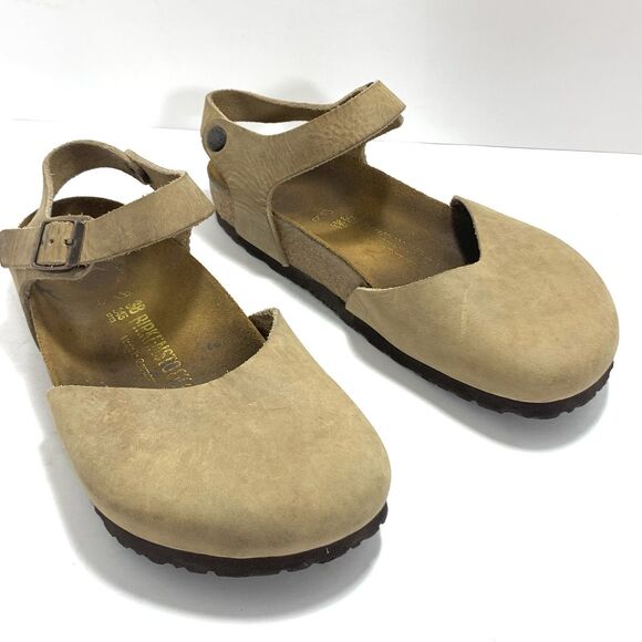 Birkenstock Women's Messina Oiled Leather Clog Size 38 EU Or 7-7.5 US - Picture 2 of 15